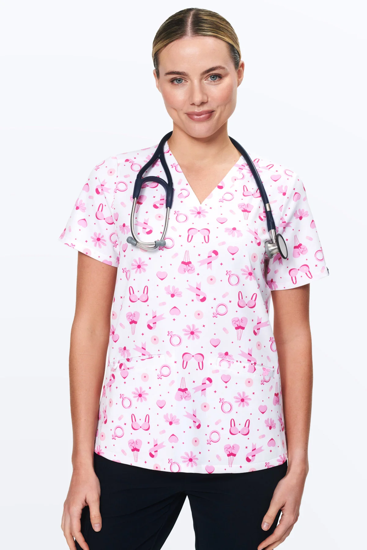Breast Cancer Awareness Collection: Printed Tops, Compression Socks